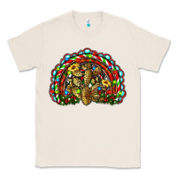 Natural christmas rainbow with leopard cactus Classic Tee - RanaPortraitStore