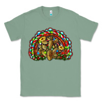Sage christmas rainbow with leopard cactus Classic Tee - RanaPortraitStore