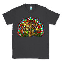 Smoke christmas rainbow with leopard cactus Classic Tee - RanaPortraitStore