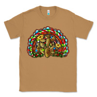 Toasted Coconut christmas rainbow with leopard cactus Classic Tee - RanaPortraitStore
