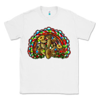 White christmas rainbow with leopard cactus Classic Tee - RanaPortraitStore