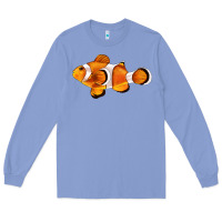 Colony Blue clown fish side Long Sleeve Tee - BarkalooDesign