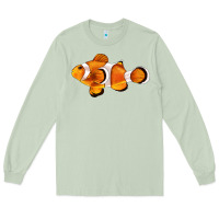 Matcha clown fish side Long Sleeve Tee - BarkalooDesign