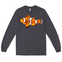 Smoke clown fish side Long Sleeve Tee - BarkalooDesign