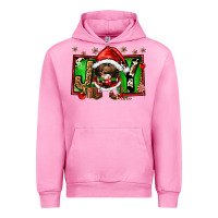 Fuchsia Pink joy afro santa gnomes Urban Hoodie - FaDigitalArtStudio