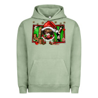 Pigment Oil Green joy afro santa gnomes Urban Hoodie - FaDigitalArtStudio