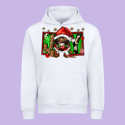 Joy Afro Santa Gnomes Urban Hoodie Designed By Fadigitalartstudio
