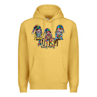Antique Gold autism awareness Premium Hoodie - SublimationCraftShop
