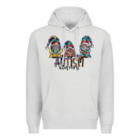 Dove Grey autism awareness Premium Hoodie - SublimationCraftShop