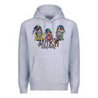 Heather Grey autism awareness Premium Hoodie - SublimationCraftShop