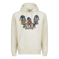 Oatmeal Heather autism awareness Premium Hoodie - SublimationCraftShop