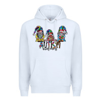 White autism awareness Premium Hoodie - SublimationCraftShop