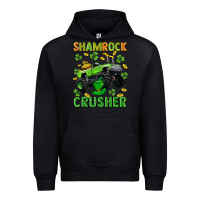 Black st patricks shamrock crusher Urban Hoodie - Neo Western
