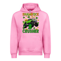Fuchsia Pink st patricks shamrock crusher Urban Hoodie - Neo Western