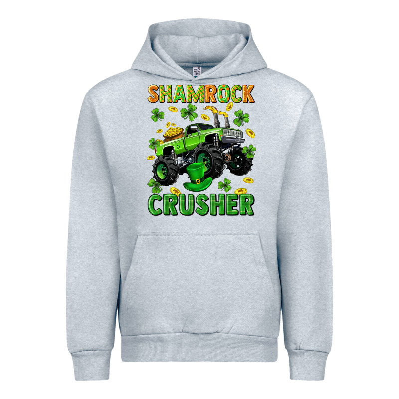 St Patricks Shamrock Crusher Urban Hoodie by Neo Western | Teevron