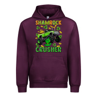 Mauve Wine st patricks shamrock crusher Urban Hoodie - Neo Western