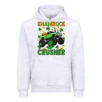 White st patricks shamrock crusher Urban Hoodie - Neo Western