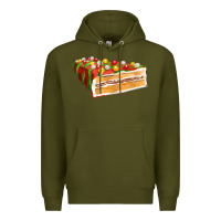 Army Green red christmas cake fa element 1 Premium Hoodie - FaDigitalArtStudio