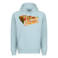 Blue Mist red christmas cake fa element 1 Premium Hoodie - FaDigitalArtStudio
