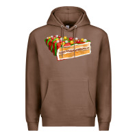 Chestnut red christmas cake fa element 1 Premium Hoodie - FaDigitalArtStudio