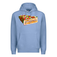 Colony Blue red christmas cake fa element 1 Premium Hoodie - FaDigitalArtStudio