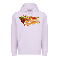 Lilac red christmas cake fa element 1 Premium Hoodie - FaDigitalArtStudio