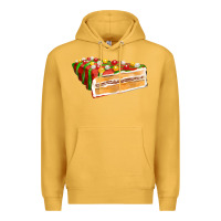 Mustard red christmas cake fa element 1 Premium Hoodie - FaDigitalArtStudio