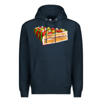 Navy red christmas cake fa element 1 Premium Hoodie - FaDigitalArtStudio
