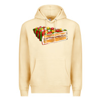 Pina Colada red christmas cake fa element 1 Premium Hoodie - FaDigitalArtStudio