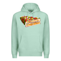 Seafoam red christmas cake fa element 1 Premium Hoodie - FaDigitalArtStudio