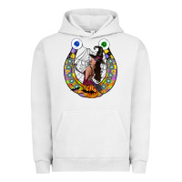 Pigment Lunar Rock Halloween Horseshoe Urban Hoodie - CowhideDigitalArt