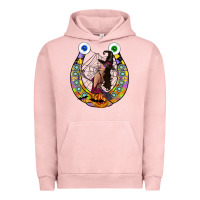 Pigment Salmon Halloween Horseshoe Urban Hoodie - CowhideDigitalArt