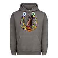 Pigment Tornado Halloween Horseshoe Urban Hoodie - CowhideDigitalArt