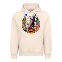 Sandshell Halloween Horseshoe Urban Hoodie - CowhideDigitalArt
