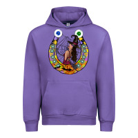 Tulip Halloween Horseshoe Urban Hoodie - CowhideDigitalArt