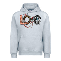 Heather Grey love nurse Urban Hoodie - SublimationCraftShop