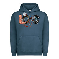 Pigment Midnight Navy love nurse Urban Hoodie - SublimationCraftShop