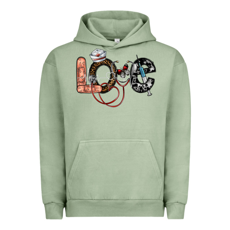 Love Nurse Urban Hoodie by SublimationCraftShop | Teevron