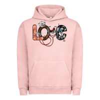 Pigment Salmon love nurse Urban Hoodie - SublimationCraftShop