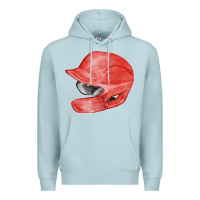 Blue Mist red baseball batting helmet fa element Premium Hoodie - FaDigitalArtStudio