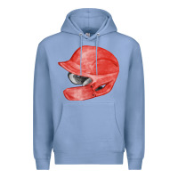 Colony Blue red baseball batting helmet fa element Premium Hoodie - FaDigitalArtStudio
