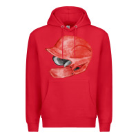 Red red baseball batting helmet fa element Premium Hoodie - FaDigitalArtStudio