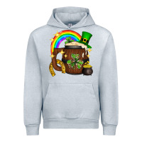 Heather Grey st. patricks day barrel beer Urban Hoodie - Neo Western