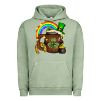 Pigment Oil Green st. patricks day barrel beer Urban Hoodie - Neo Western