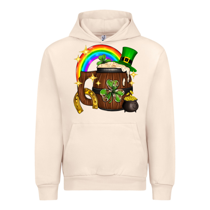 St. Patricks Day Barrel Beer Urban Hoodie by Neo Western | Teevron