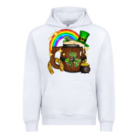 White st. patricks day barrel beer Urban Hoodie - Neo Western