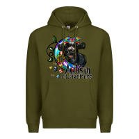 Army Green autism awareness Premium Hoodie - SublimationCraftShop