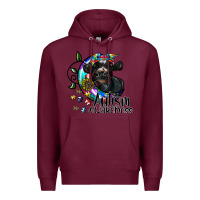 Burgundy autism awareness Premium Hoodie - SublimationCraftShop