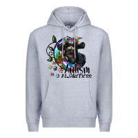 Heather Grey autism awareness Premium Hoodie - SublimationCraftShop