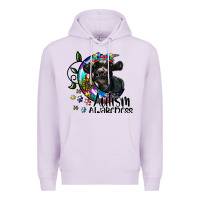 Lilac autism awareness Premium Hoodie - SublimationCraftShop